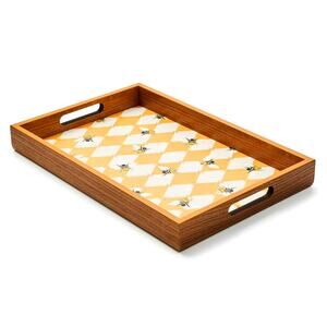 NEW Mackenzie-Childs Queen Bee Tray 18x12 in Original Box